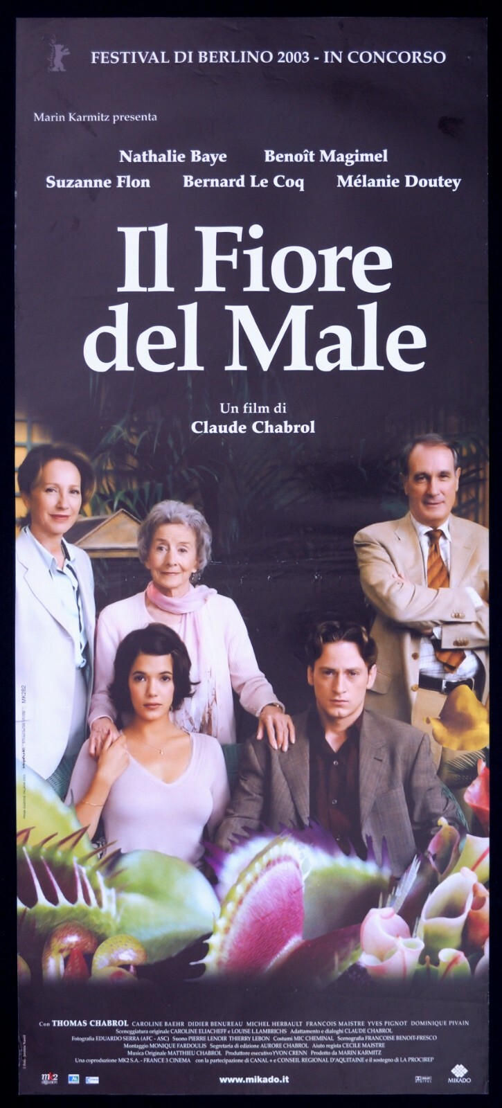 Locandina originale film Il fiore del male (2003) - Regia di Claude Chabrol