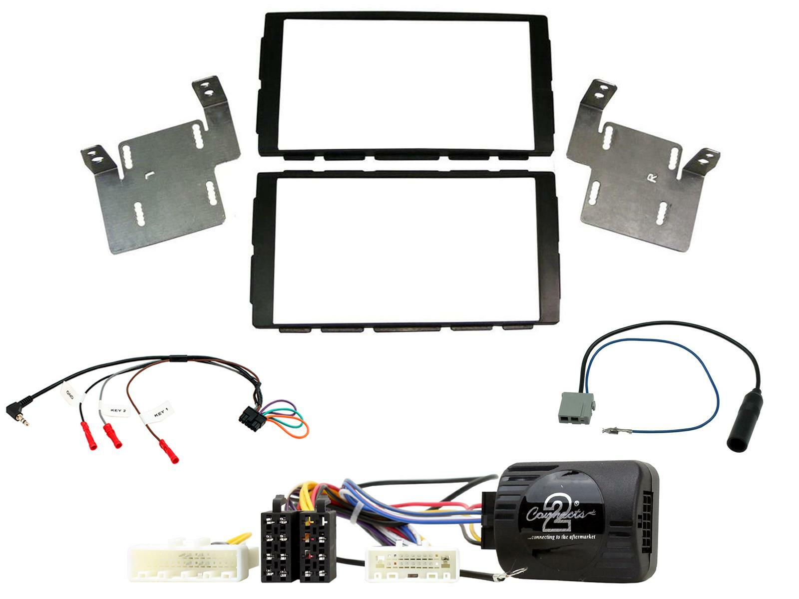 Kit Montaggio Autoradio 2 DIN Nissan Juke 2011-2014 | Nero Originale