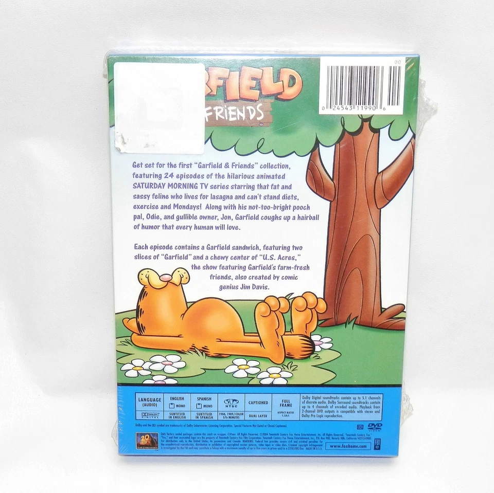 New Sealed JIM DAVIS - Garfield And Friends Vol. 1 (3 DVD) - Animated Box Set - Image 4 of 4