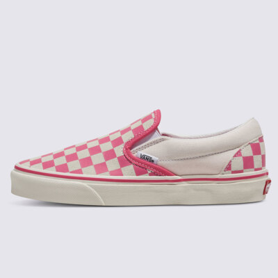 Vans Shoes Pink Checkered Vans Slides New Vans Classic Slip-On