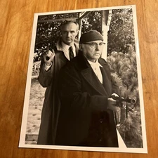 Vintage Black & White Actor NBC 9x7 Media Rod Steiger Michael Gross 1991 Heat