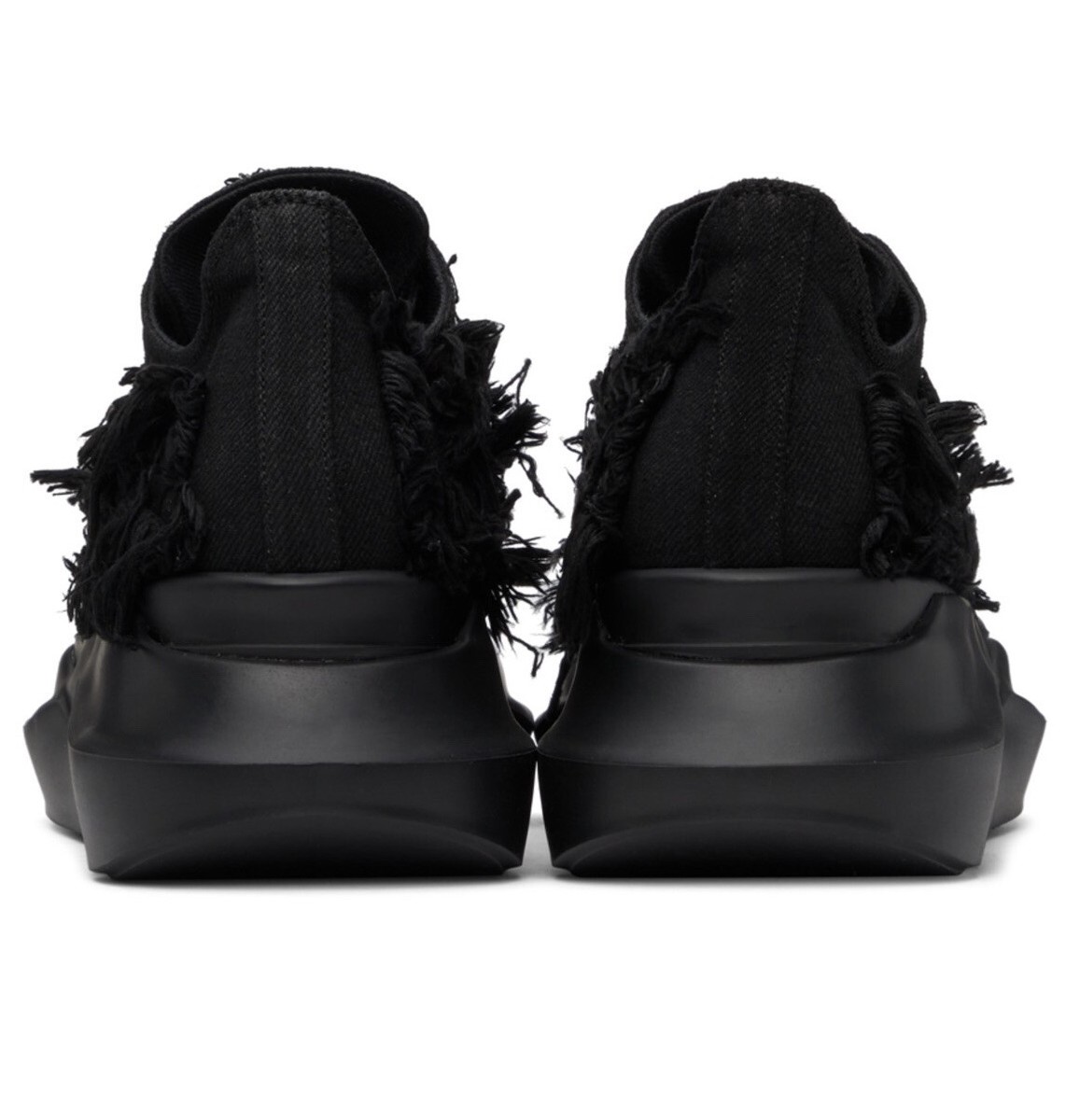 Rick Owens Drkshdw S/S 2021 Abstract Denim Tonal Distressed Low