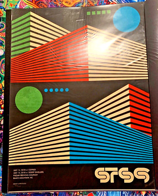 Sound Tribe Sector Nine, Desert Dwellers Band STS9 Concert Poster 2018 Ashville