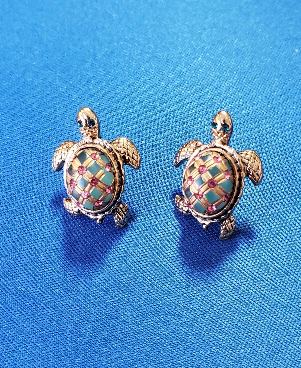 Betsey johnson turtle earrings online