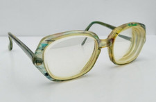 Vintage Air Co 310 Green Oval Horn-Rimmed Sunglasses USA FRAMES ONLY