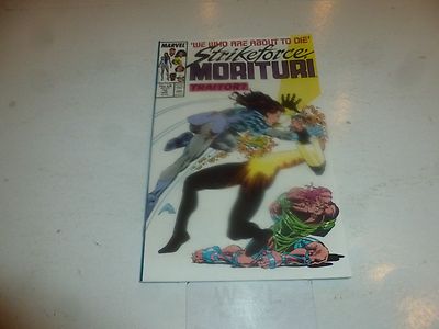 STRIKEFORCE MORITURI Comic - No 12 - Date 11/1987 - Marvel Comic
