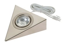 Triangle Downlight Under Unit 12v 20w Halogen Cabinet Stainless Steel Warm White