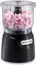 Hamilton Beach Electric Vegetable Chopper & Mini Food Processor, Black, 3 - Cup