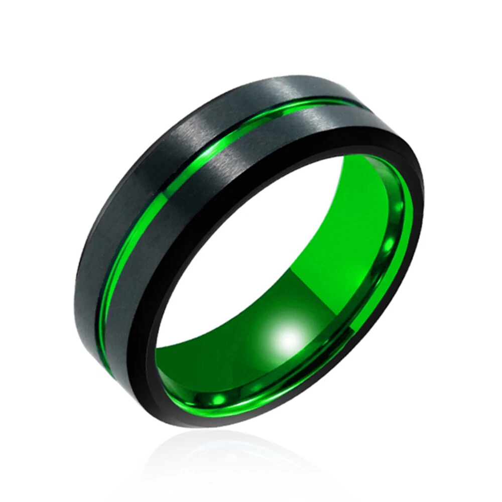 Mens tungsten shop hoop earrings