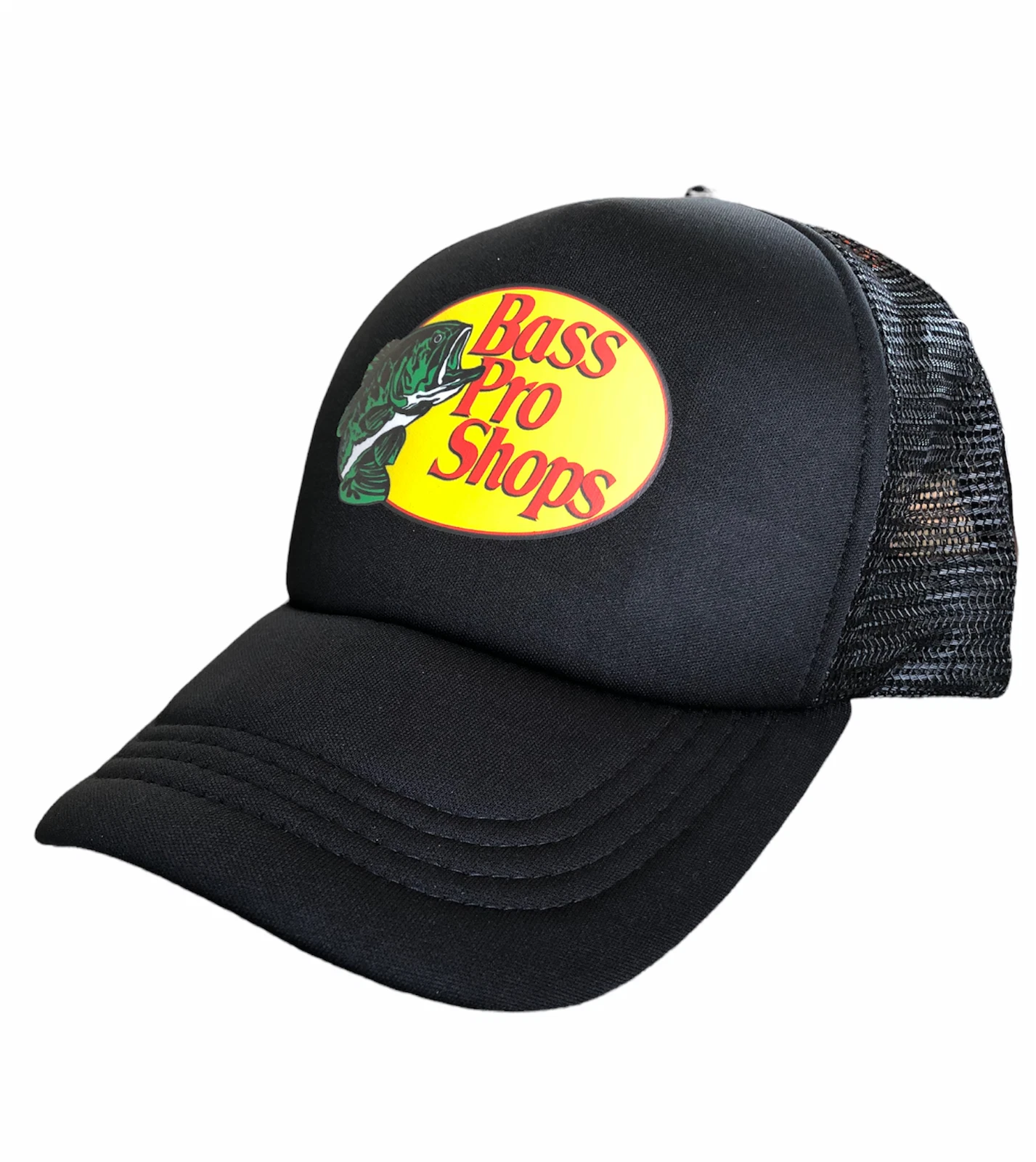 Black w/Mesh + Printed Logo Foam front