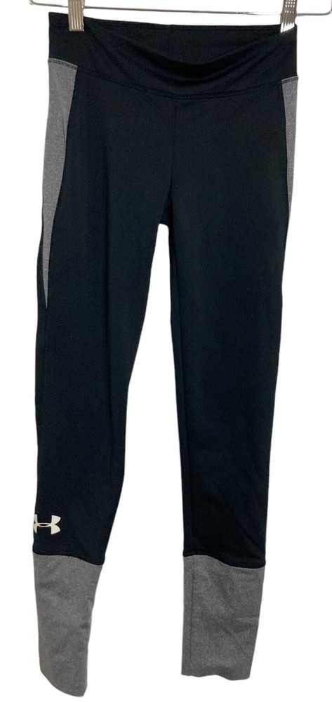 Under Armour Youth Medium Black Leggings for Girls