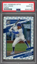 KYLE LEWIS ~ 2021 Donruss Optic Baseball Crisis #122 ~ Graded PSA 10 GEM MINT