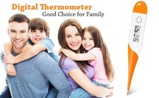 Professional Fast Reading Waterproof Digital Oral Thermometer with Fever Alert