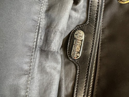 AUTH! RARE vintage FENDI Black nylon backpack - Picture 12 of 18