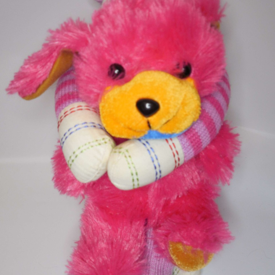 Vintage Purple sock monkey with pet dog 2 plush toys in one! eBay