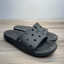 Crocs Original Classic Iconic Comfort Slides Sandals Unisex Adults - Black M6 W8
