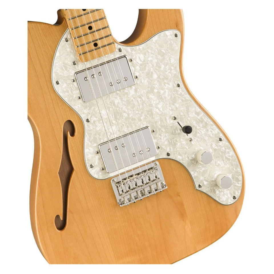 Guitarra Eléctrica Natural Fender Classic Vibe Años 70 Telecaster Thinline 6 Cuerdas Foto 3 de 4