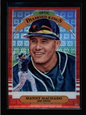 MANNY MACHADO 2019 DONRUSS OPTIC #30 DIAMOND KINGS RED PANDORA #75/99 AY3258