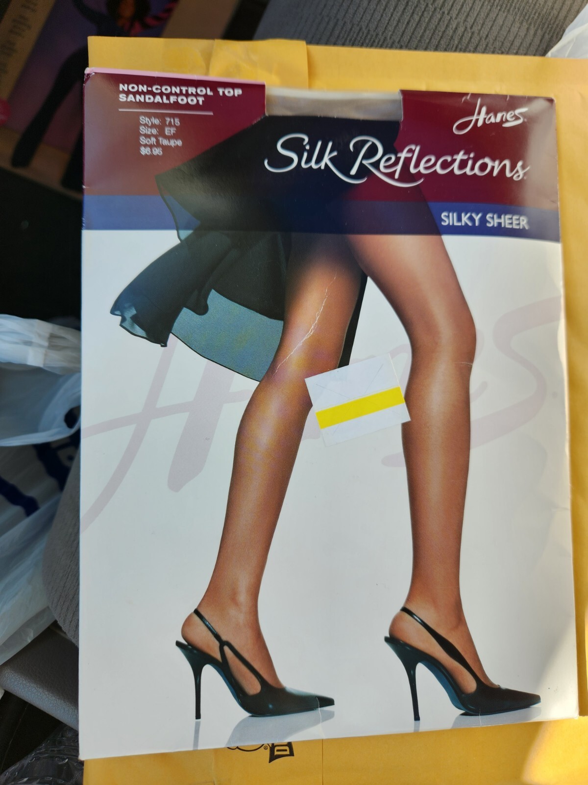 NEW Hanes Silk Reflections Size EF Silky Sheer NonControl Top