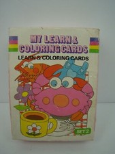 My Learn  Coloring Cards