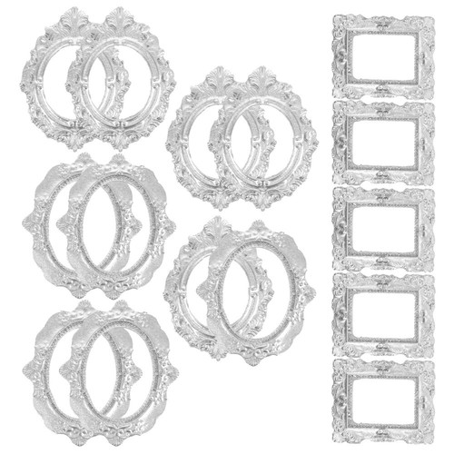 15 Pcs Small Photo Frame Accessories Mini Vintage Picture Frames Resin - 第 3/12 張圖片
