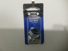 BrassCraft Sf0074 Dishwasher Snap Nipple Dual Thread Adapter, 27 Thread