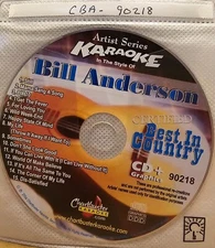 90218 BILL ANDERSON      CHARTBUSTER  KARAOKE  LOT SH 