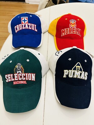 4 Vintage SOL 7 Soccer/Football Strap Back Hats 2  NWT