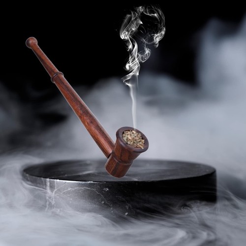 Pipa de tabaco estilo gratuito con pipa extraíble, hecha a mano - Imagen 2 de 5