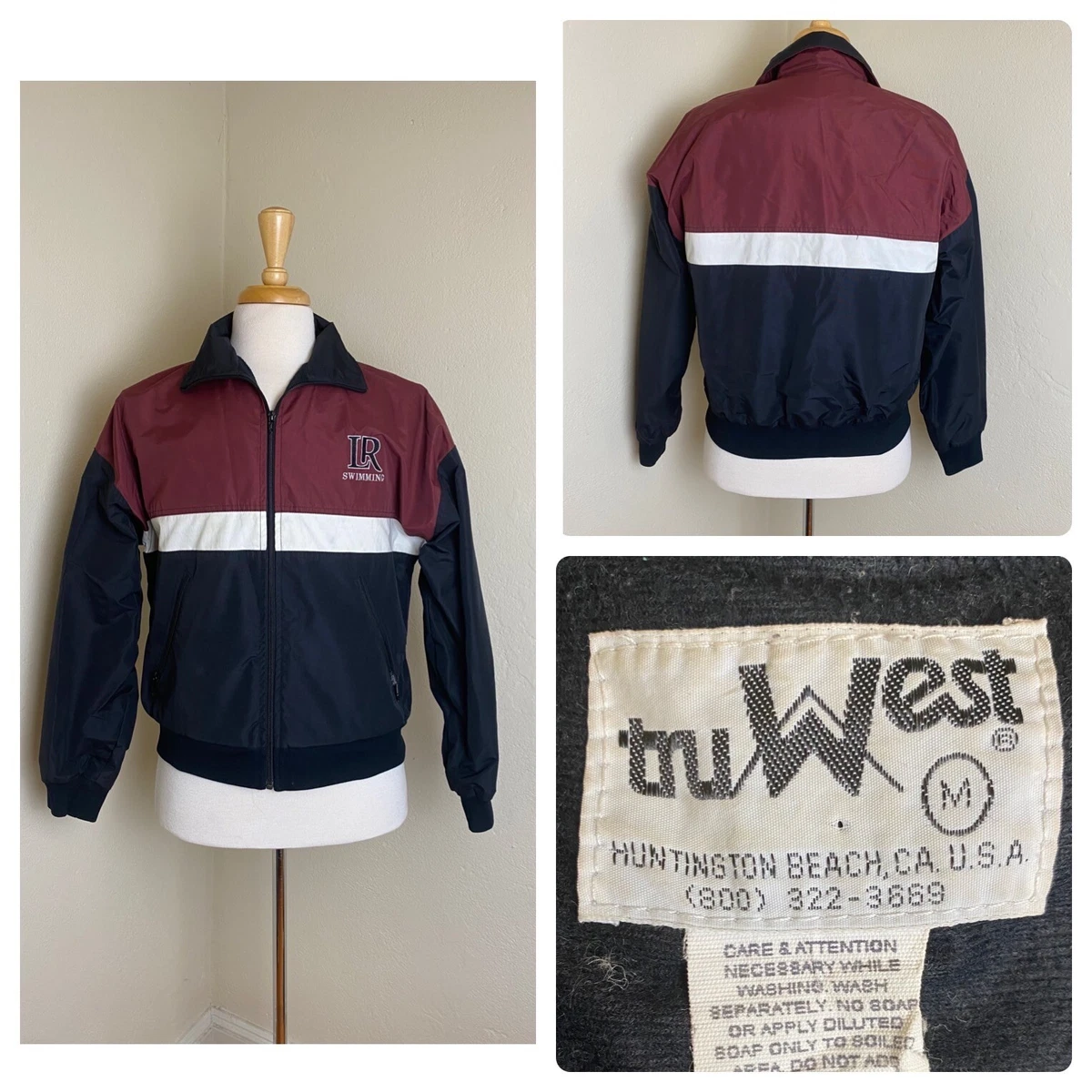 Swimming top varsity jacket