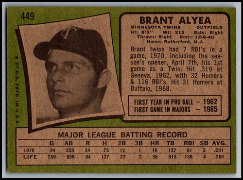1971 Topps Baseball Cards 264-523 - You Pick - aaalvins - Picture 151 of 249