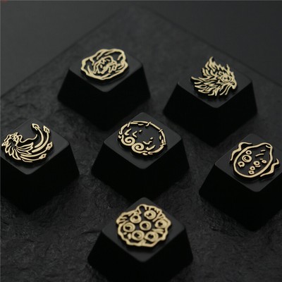 Black Myth: Wukong Great Sage Zinc Aluminum Alloy Keycap for Mechanical Keyboard