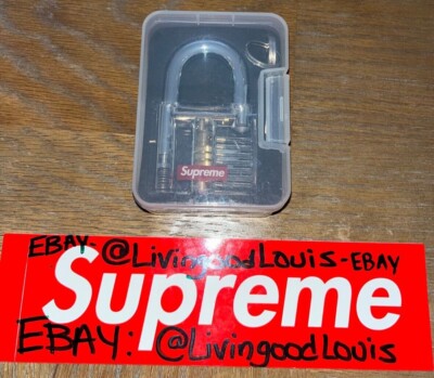 ★2020SS★Supreme Transparent Lock Supreme Lock Clear Transparent Ss20 Week 2 for sale online