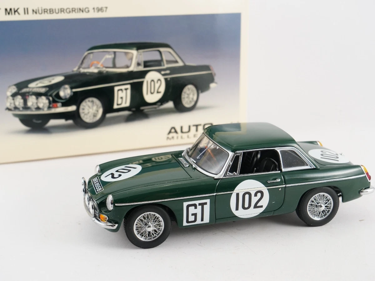 MG MGB Cabriolet Vert Anglais 1/18 CORGI - Miniature Collection Sans Boîte