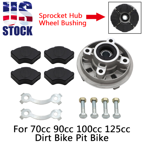 US Sprocket Hub Wheel Bushing Rear Dampers Kit For 70cc 90cc 100/125CC