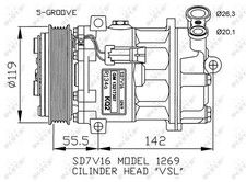 1x NRF 32818 Kompressor Klimaanlage für Opel Vauxhall