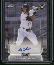 2020 Leaf Draft Auto Carson Taylor #BA-CT2 Auto
