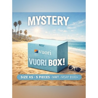 VUORI MYSTERY BOX 5 PIECES NWT MSRP $500+   size XS