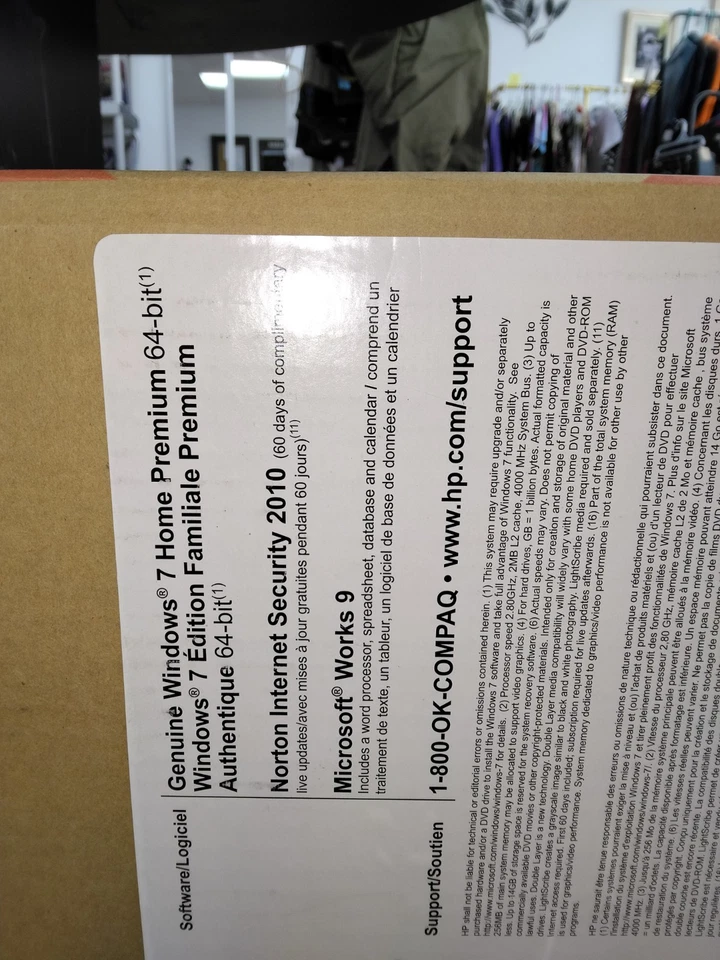 Vintage Compaq CQ5320f Desktop Computer AMD Athlon II X2 240 3 GB DDR3 - Image 3 of 4