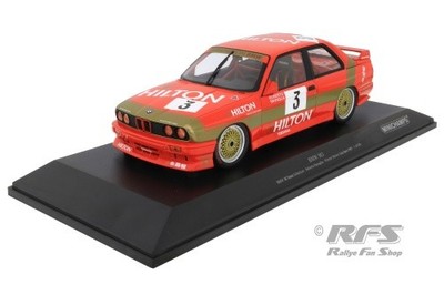 BMW M3 E30 HILTON Roberto Ravaglia Winner Macau 1987 1:18 Minichamps