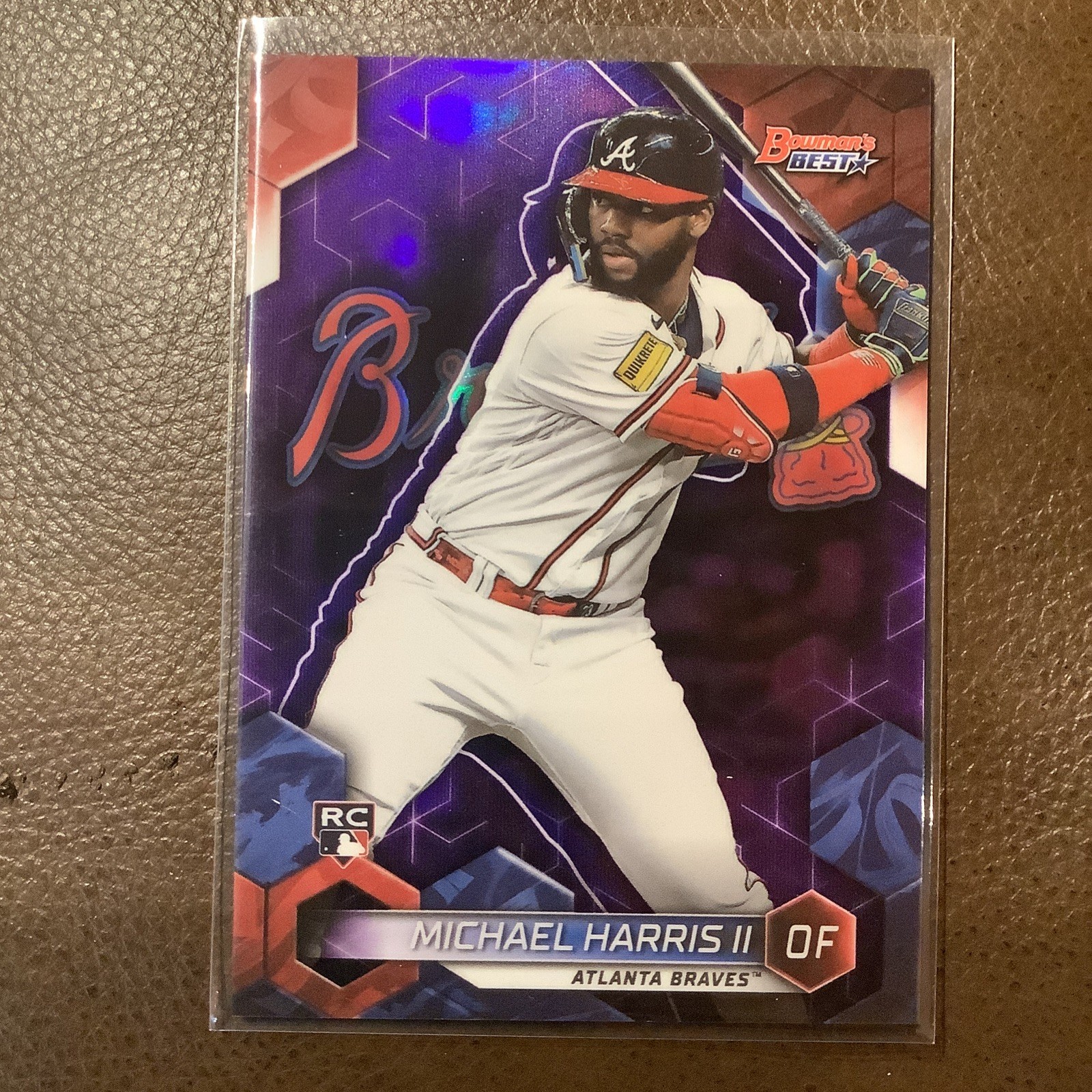 2023 Bowman's Best - #27 Michael Harris II (RC) Purple Refractor 070/250