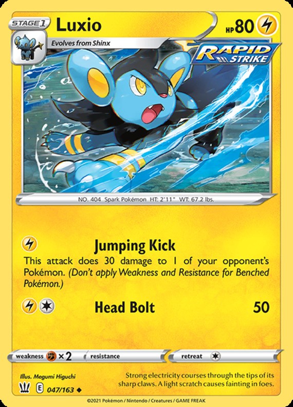 Luxio - 047/163 - Uncommon - Lightly Played