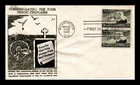 UNITED STATES FIRST DAY COVER FOUR HEROIC CHAPLAINS SCOTT 950