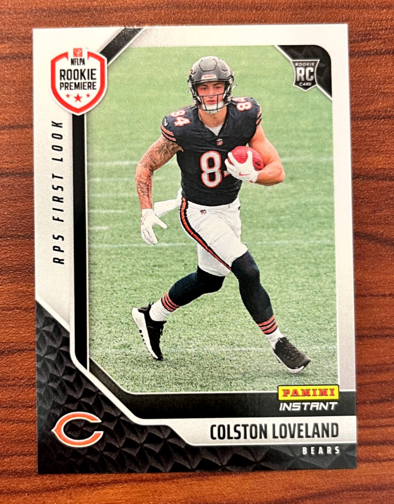 2025 Panini Instant Colston Loveland ROOKIE Premiere RPS First Look RC SP /495