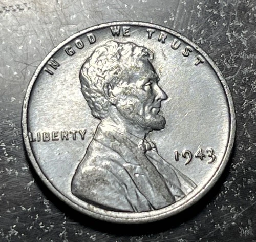 1943 steel penny Good Conditions WW2 #4