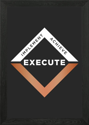 Execute Culture Gerahmtes Wandbild Poster Leinwanddruck Bild