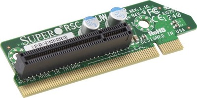 SUPERMICRO Accessory RSC-R1UW-E8R WIO 1U RHS Passive Riser Card with PCI Express