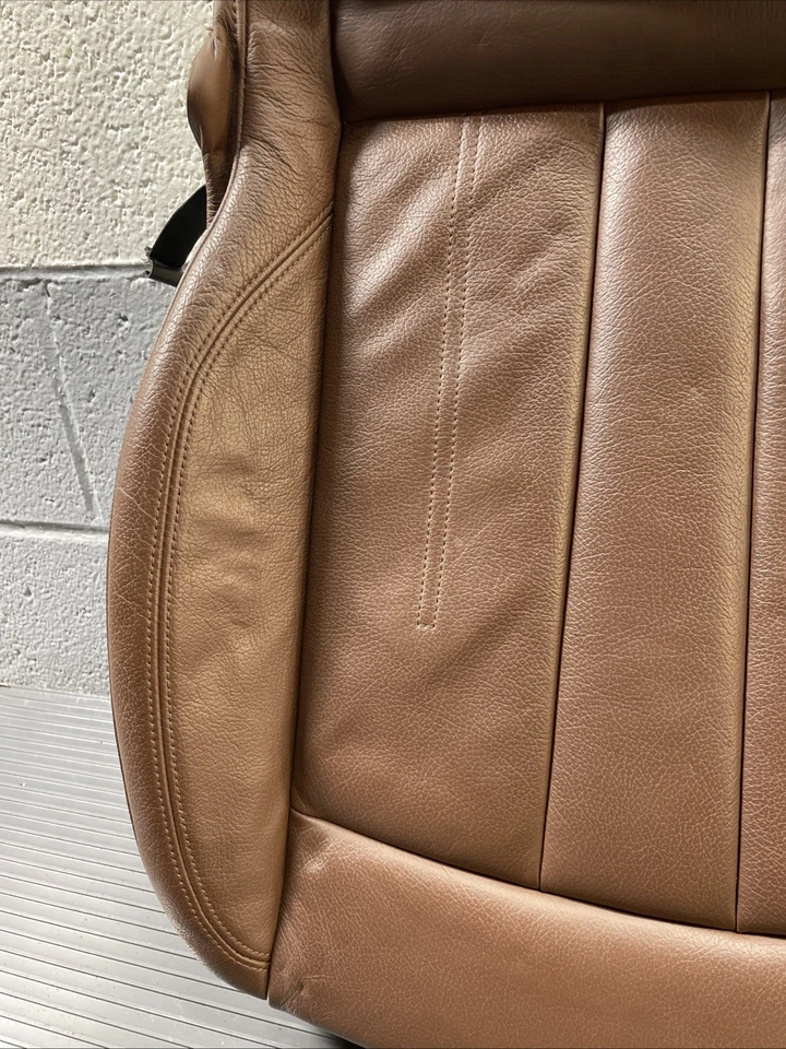 Audi A5 B9 2017-2019 asiento delantero derecho cojín inferior fondo marrón turrón OEM *NOTA* Foto 3 de 4