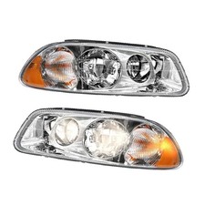 Halogen Headlights Assembly for 1998-2018  Factory Pair with Bulbs  Enhanced