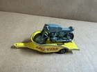 Vintage Matchbox Lesney Series 38 Honda Motorcycle and Trailer, Made in England